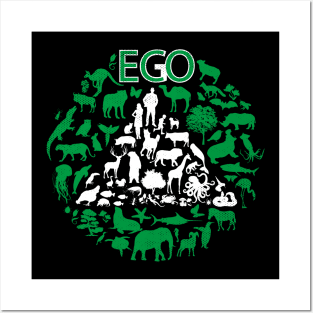 ECO or EGO - ECONOMIC or EGOISTIC Posters and Art